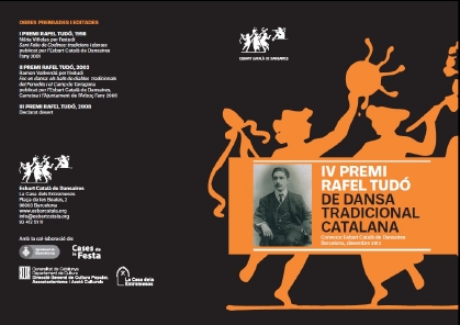 Portada IV Premi Rafael Tudo